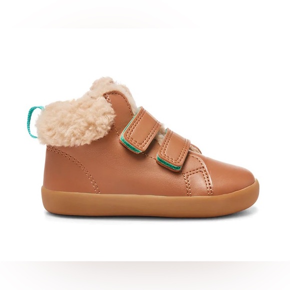 Ten Little Furry High Top in Chestnut Brown - Picture 1 of 4